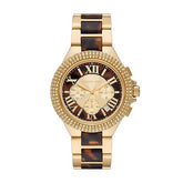 Michael Kors Oversized Camille Gold & Brown Dial 43mm MK7269