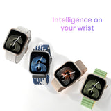 Noise Pro 6 Smart Watch:Intelligent AI, Endless AI Watch Faces, AI Companion, 1.85” AMOLED, EN2 Processor, Nebula UI 2.0, Emergency SOS, Compatible with iOS & Android(Ice Blue)