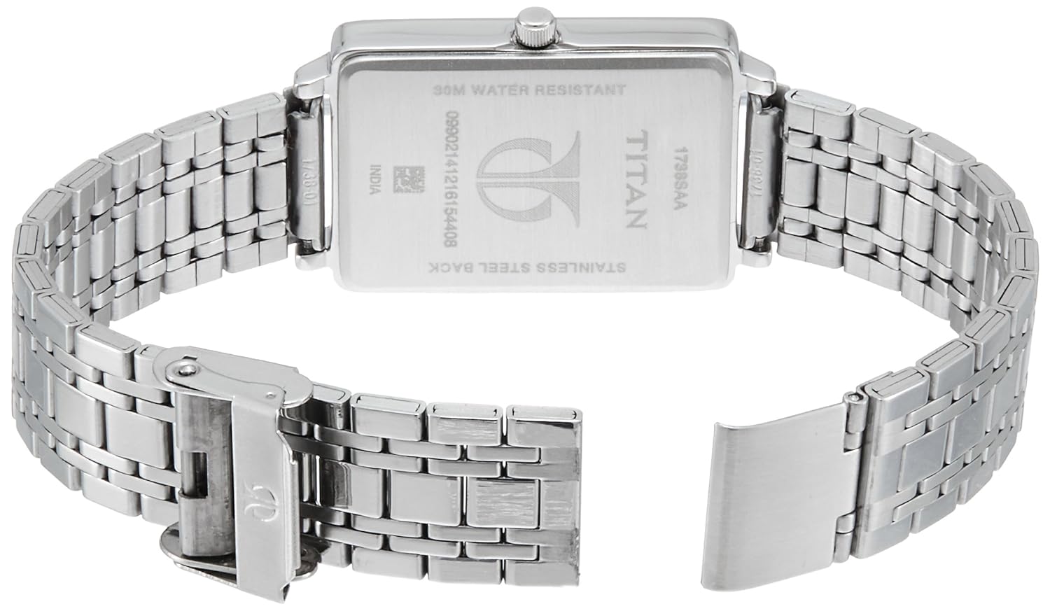 Titan White Dial Two Toned Stainless Steel Strap Watch Nk1738sm01 (Dg389) - KRISHNA WATCH COMPANY