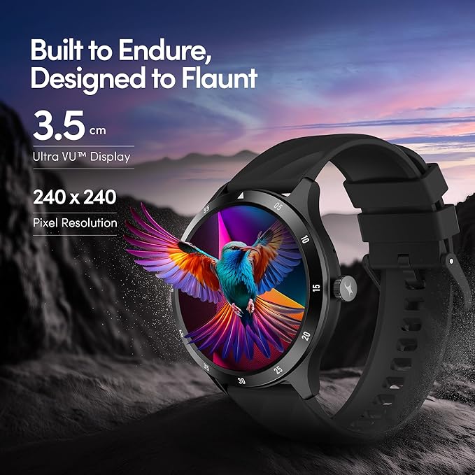 Fastrack Jupitor R2 Smart Watch - 38155PP03K - KRISHNA WATCH COMPANY