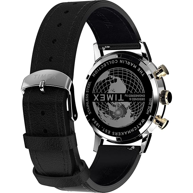 TIMEX Marlin Black Round Dial Analog Men Watch - TWEG26715 - KRISHNA WATCH COMPANY