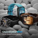 GOBOULT Dive+ with 1.85" HD Display, Bluetooth Calling Smartwatch, 500 Nits Brightness, 7 Days Battery Life, 150+ Watch Faces, 100+ Sport Modes, IP68 Waterproof Smart Watch (Jet Black)