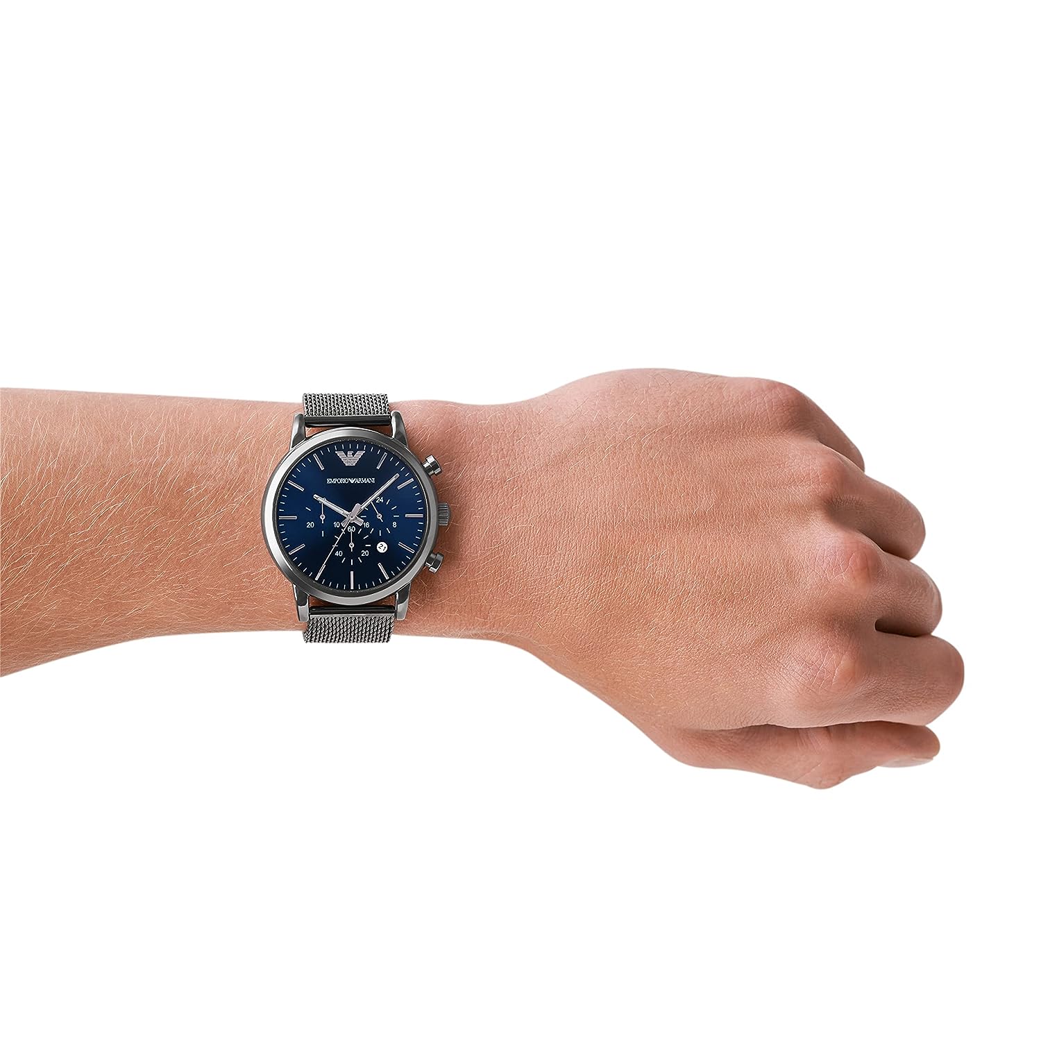 Emporio Armani Men's Chronograph Gunmetal Watch - AR1979 - KRISHNA WATCH COMPANY