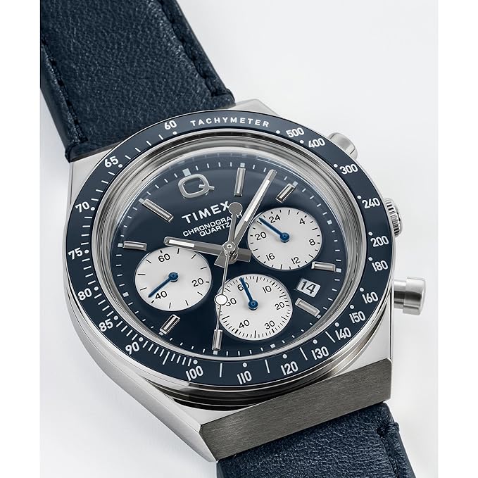 TIMEX Q Diver Inspired Blue Round Dial Analog Men Watch - TWEG26407 - KRISHNA WATCH COMPANY