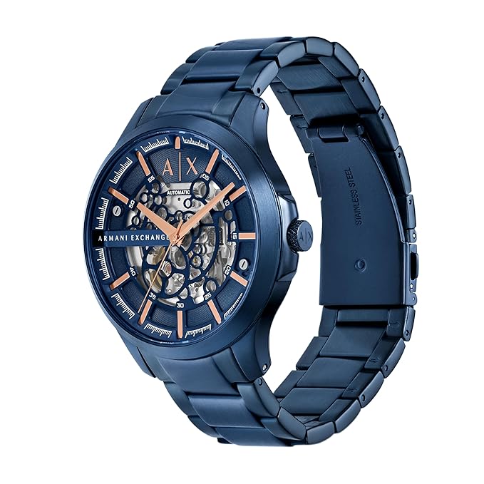 Armani Exchange Stainless Steel Analog Blue Dial Men's Watch - AX2457 - KRISHNA WATCH COMPANY