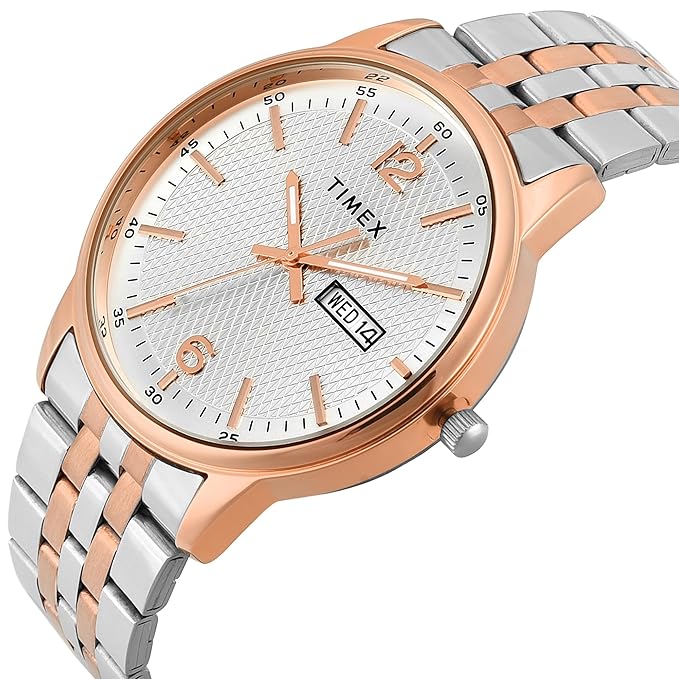 TIMEX Trendline Silver Round Dial Analog Men's Watch - TWTG12111 - KRISHNA WATCH COMPANY