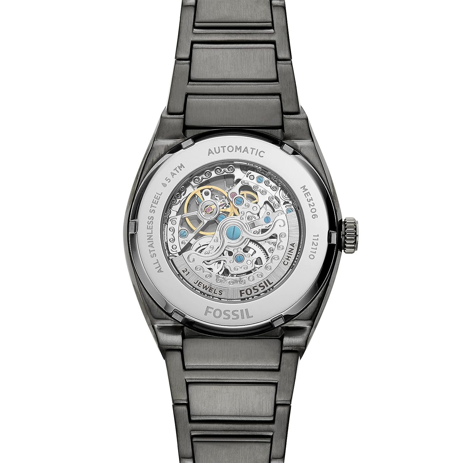 Fossil Everett Analog Gray Dial Men's Watch - ME3206 - KRISHNA WATCH COMPANY