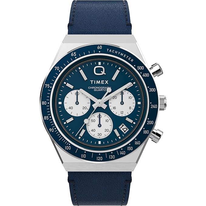 TIMEX Q Diver Inspired Blue Round Dial Analog Men Watch - TWEG26407 - KRISHNA WATCH COMPANY
