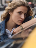 DKNY Gold Color Round Dial Women's Watch - DK1L160M0035