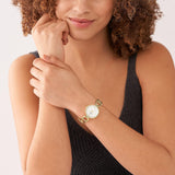 Fossil Carlie Analog Silver Dial Women's Watch - ES5272