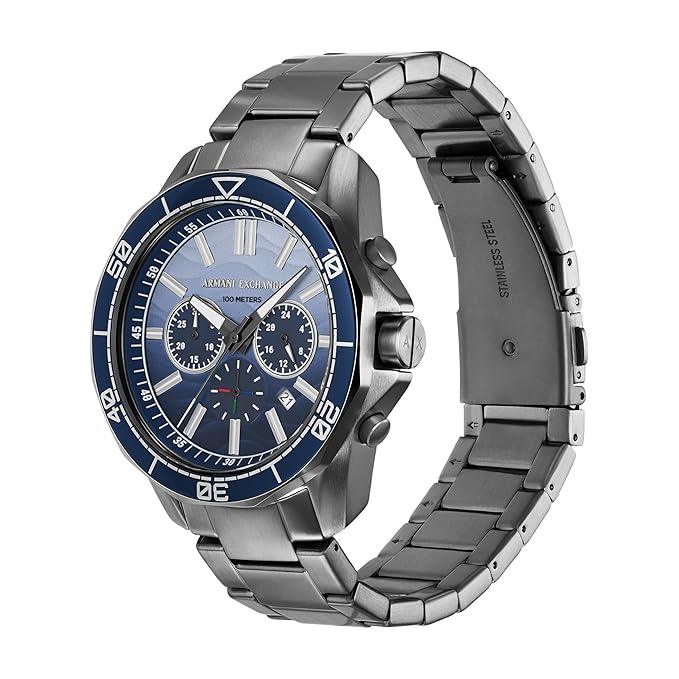 Armani Exchange Analog Blue Dial Men's Watch-AX1967 - KRISHNA WATCH COMPANY