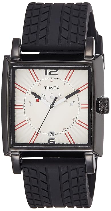 Timex Analog Silver Dial Men's Watch - TI000V20200 - KRISHNA WATCH COMPANY