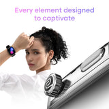 Noise Pro 6 Smart Watch:Intelligent AI, Endless AI Watch Faces, AI Companion, 1.85” AMOLED, EN2 Processor, Nebula UI 2.0, Emergency SOS, Compatible with iOS & Android(Ice Blue)