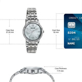 Premium looking versatile women's watch from Ease by Sonata 8202SM02W