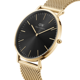 Daniel Wellington Classic Men Black Round Dial Analog Watch - DW00100631K