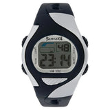 SF Digital Grey Dial Plastic Strap Unisex Watch 87011pp03