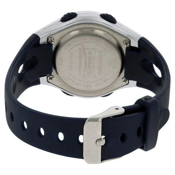 SF Digital Grey Dial Plastic Strap Unisex Watch 87011pp03 - KRISHNA WATCH COMPANY
