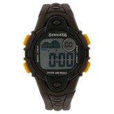 SF Digital Grey Dial Plastic Strap Unisex Watch 87012pp01
