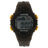 SF Digital Grey Dial Plastic Strap Unisex Watch 87012pp01