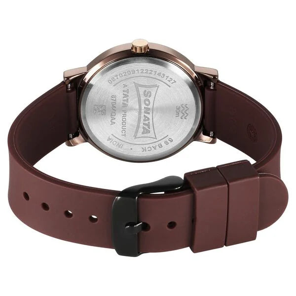 Sonata Essentials Watch for Women - 87044KP01 - KRISHNA WATCH COMPANY
