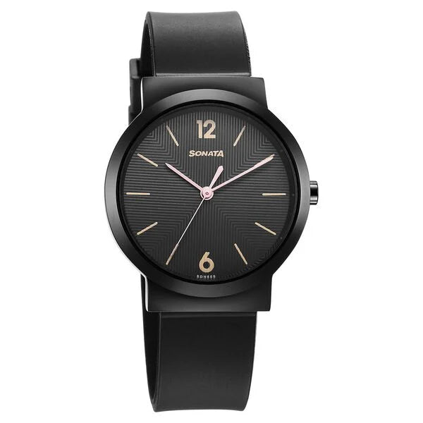 Sonata Essentials Watch for Women - 87044NP01 - KRISHNA WATCH COMPANY