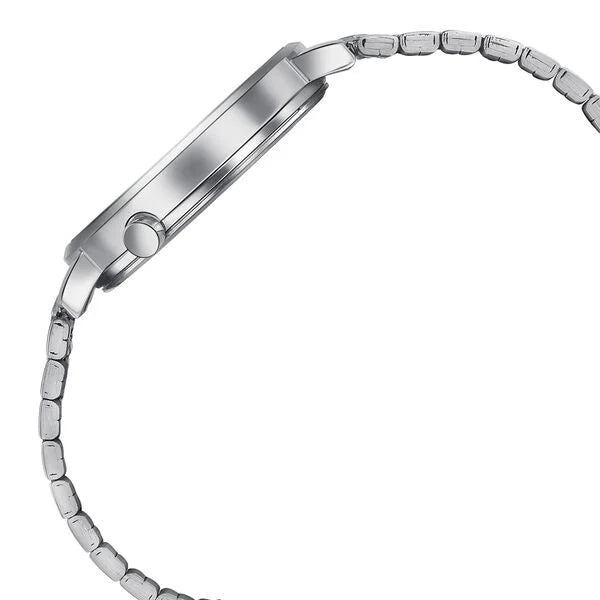 Sonata Elegent Essentials Quartz Analog Silver Dial Stainless Steel Strap Watch For Women 87045sm03w - KRISHNA WATCH COMPANY