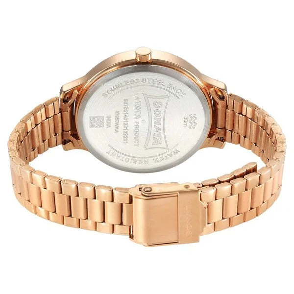 Sonata Play Pink Dial Watch for Women - 87050WM02 - KRISHNA WATCH COMPANY