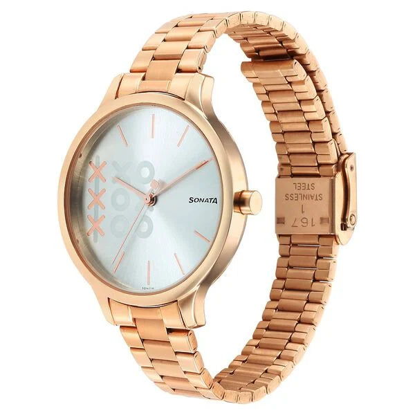 Sonata Play Blue Dial Watch for Women 87050wm04 - KRISHNA WATCH COMPANY