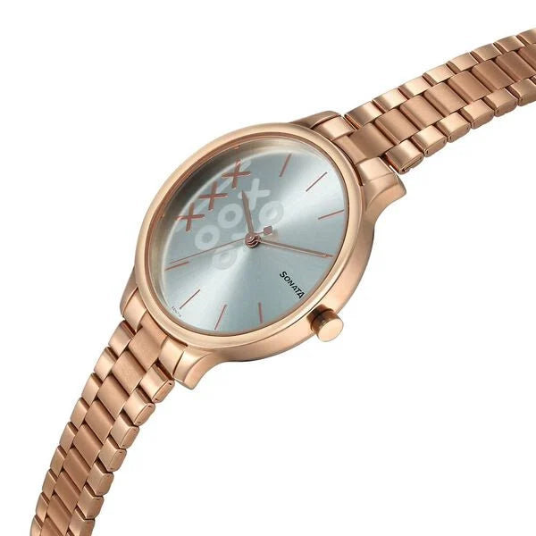 Sonata Play Blue Dial Watch for Women 87050wm04 - KRISHNA WATCH COMPANY