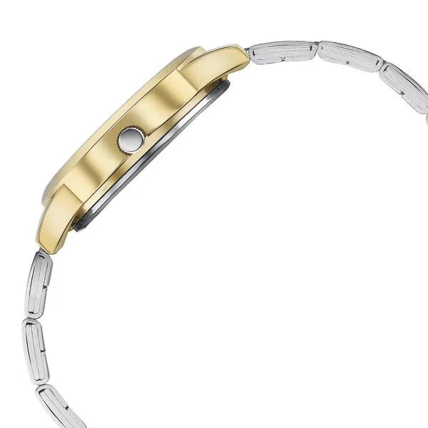 Sonata Glam Gold Quartz Analog Off White Dial Stainless Steel Strap Watch For Women 87061bm01w - KRISHNA WATCH COMPANY