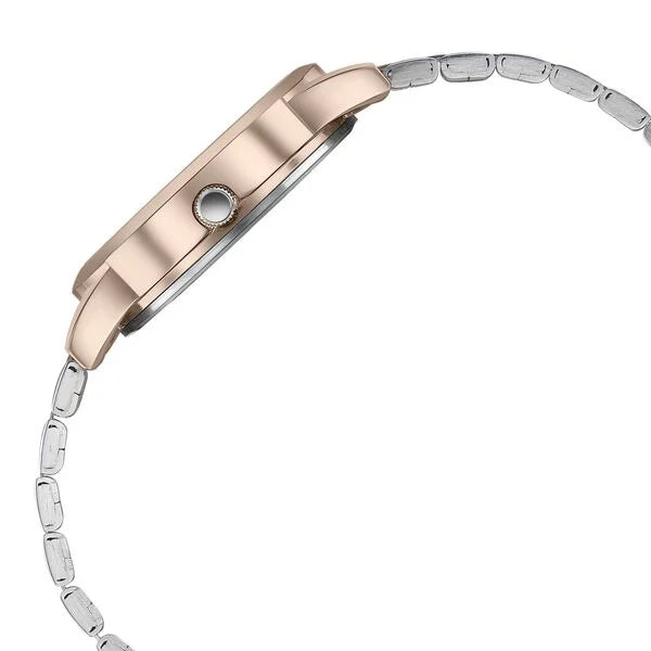 Sonata Glam Gold Quartz Analog Silver Dial Stainless Steel Strap Watch For Women 87061km01w - KRISHNA WATCH COMPANY