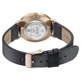 Sonata Quartz Analog Black Dial Black Leather Strap Watch For Women 87066wl01 - KRISHNA WATCH COMPANY