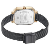 Sonata Modern Edit Quartz Analog Black Dial Black Stainless Steel Strap Watch For Women 87072km01 - KRISHNA WATCH COMPANY