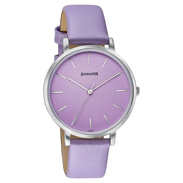 Sonata Pastel Play Quartz Analog Watch For Women 87073sl06