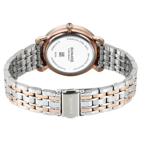 Sonata Wedding Watch For Women - 87075km01 - KRISHNA WATCH COMPANY