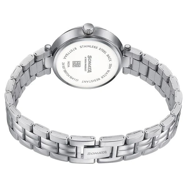 Sonata Wedding Quartz Analog Watch For Women - 87077SM01 - KRISHNA WATCH COMPANY