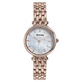 Sonata Wedding Edit Quartz Analog Off White Dial Stainless Steel Strap Watch For Women 87082WM01