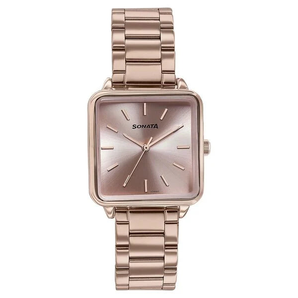 Sonata Wedding Edit Quartz Analog Watch For Women 87084wm01 - KRISHNA WATCH COMPANY
