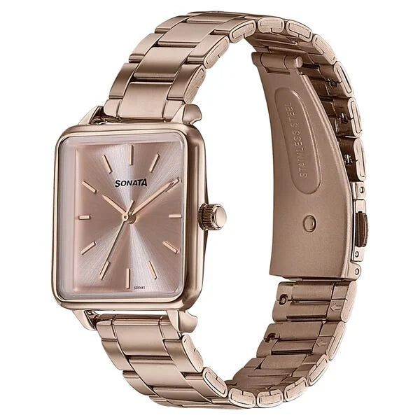 Sonata Wedding Edit Quartz Analog Watch For Women 87084wm01 - KRISHNA WATCH COMPANY