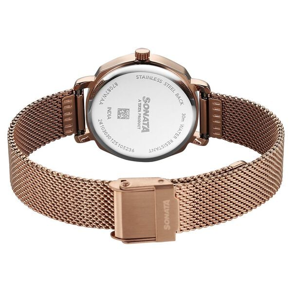 Sonata Eternia Quartz Analog Watch For Women - 87087wm01 - KRISHNA WATCH COMPANY