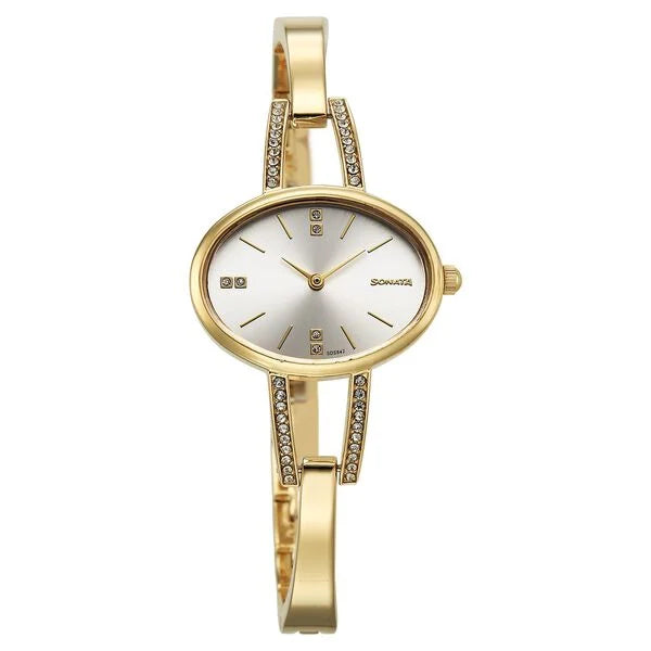 Sonata Aura Quartz Analog Watch For Women 87099YM01
