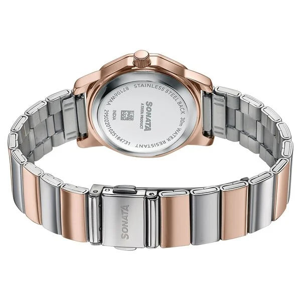 Sonata Festive Quartz Analog Watch For Women 87106km01 - KRISHNA WATCH COMPANY