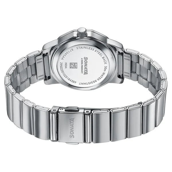 Sonata Festive Quartz Analog Watch For Women - 87106SM01 - KRISHNA WATCH COMPANY