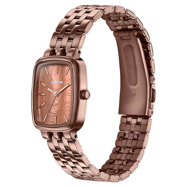 Sonata Festive Quartz Analog Watch For Women 87108QM01 - KRISHNA WATCH COMPANY