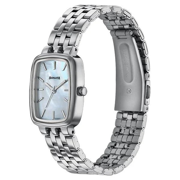Sonata Festive Quartz Analog Watch For Women - 87108SM01 - KRISHNA WATCH COMPANY
