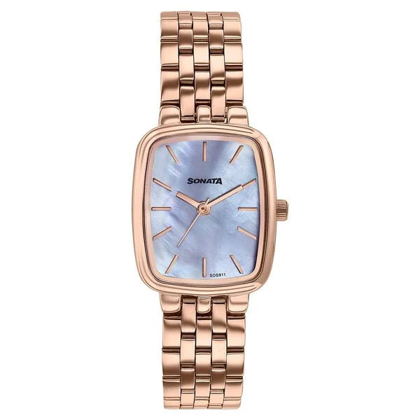 Sonata Festive Quartz Analog Watch For Women 87108wm01 - KRISHNA WATCH COMPANY