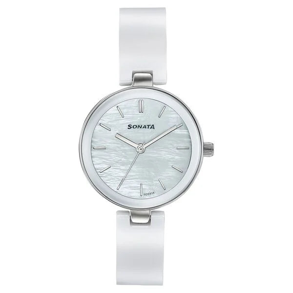 Sonata Festive Quartz Analog Watch For Women 87109kd01w - KRISHNA WATCH COMPANY