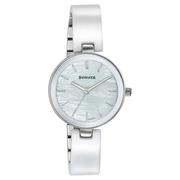 Sonata Festive Quartz Analog Watch For Women 87109kd01w - KRISHNA WATCH COMPANY