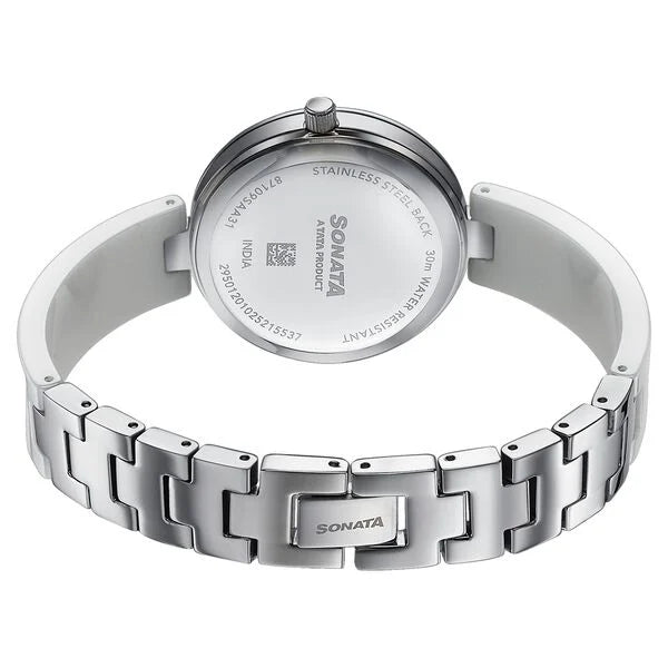 Sonata Festive Quartz Analog Watch For Women 87109kd01w - KRISHNA WATCH COMPANY