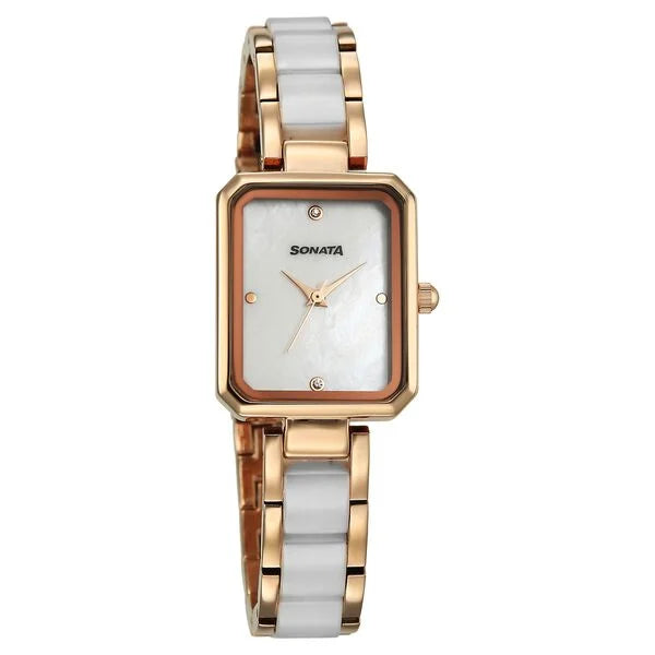 Sonata Festive Quartz Analog Watch For Women - 87116KD01 - KRISHNA WATCH COMPANY